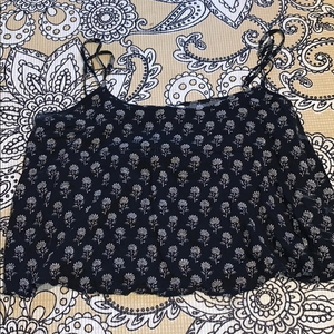 Cute black crop top tank‎ top